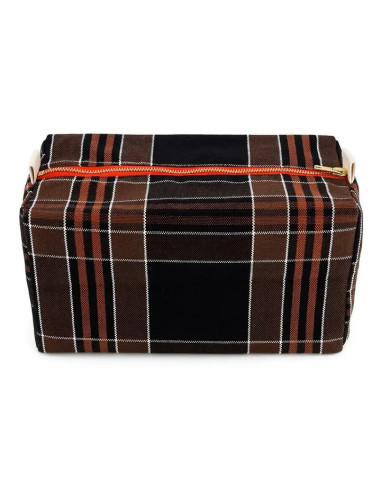 Neceser vic black tartan  rose in april