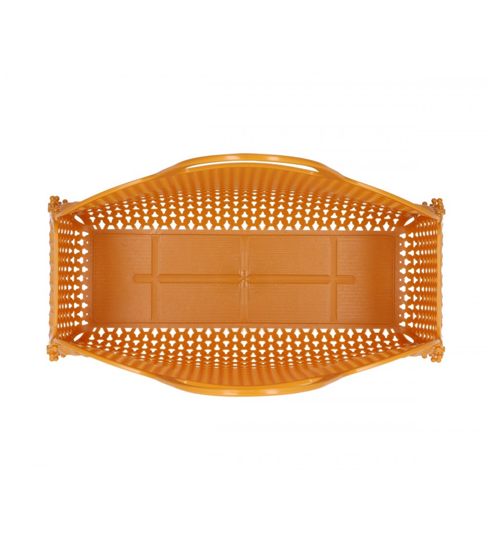 BOLSO PLÁSTICO RETRO MOSTAZA