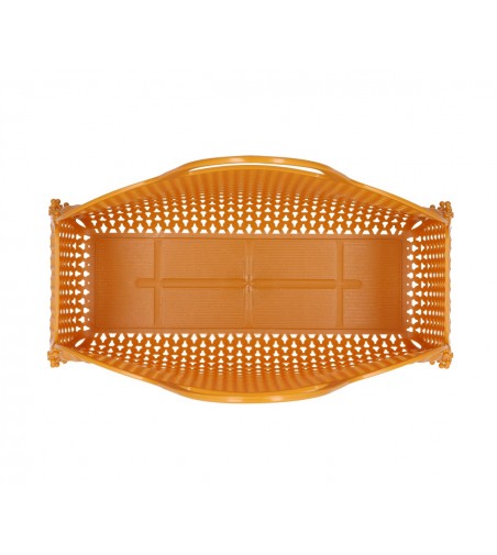 BOLSO PLÁSTICO RETRO MOSTAZA